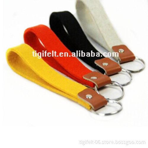 Charm Handmade Felt key chain/Felt key ring